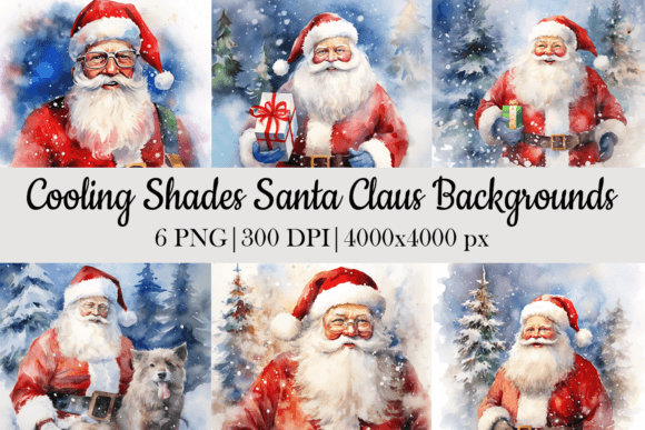 Christmas Santa Claus Backgrounds: Festive Digital Assets for Every Project