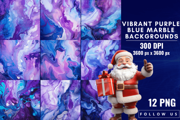 Deep Dive into Vibrant Purple Blue Marble Backgrounds