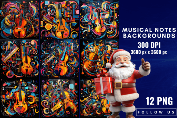 Visualizing Rhythm: Using Musical Notes Backgrounds